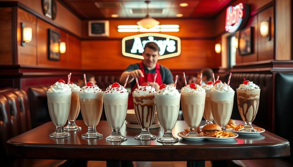 arby's milkshakes pairings