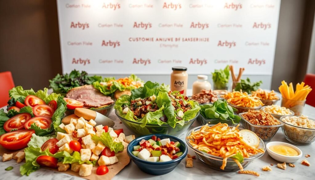 arby's salad customization